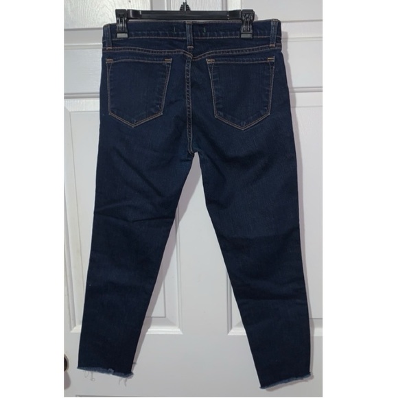 🎄 J BRAND Capri Blue Jeans Frayed Hem 29 - Picture 2 of 14